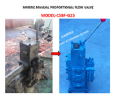 WINCH CONTROL BLOCK MODEL CSBF-G25 MANUAL PROPORTIONAL FLOW CONTROL VALVE