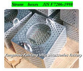 JIS F7206-1998 ship plate bottom water filter box