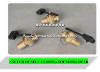 Sounding self closing valve 65 CB/T3778-99, bronze sounding self closing valve DN65 CB/T3778-99