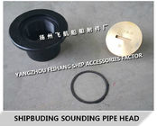 A50 CB/T3778-1999 marine tip chamber sounding pipe head, steel deck sounding pipe head