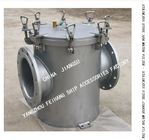 Right Angle Stainless Steel Sea  Water Filter For Marine Seawater Cooling System Model:BLS250 CB/T497-2012