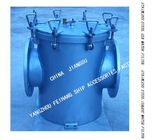 STAINLESS STEEL STRAIGHT-THROUGH SEA WATER FILTER AS250S CB/T497-2012 FOR FRESH WATER PUMP IMPORTED